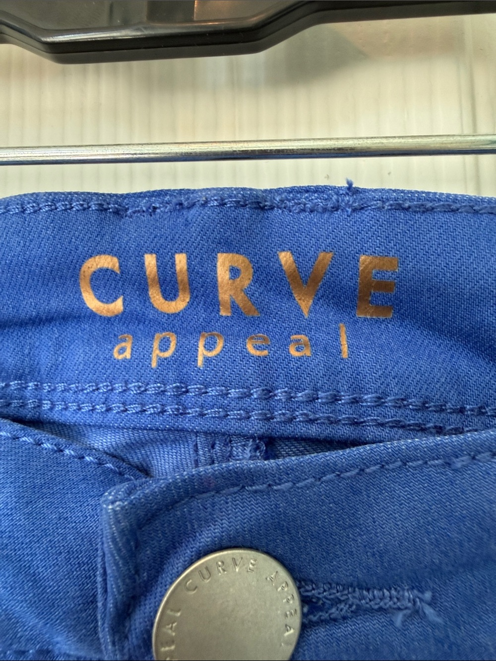 Women’s Bright Blue Stretch Jean Jeggings - Picture 2 of 5